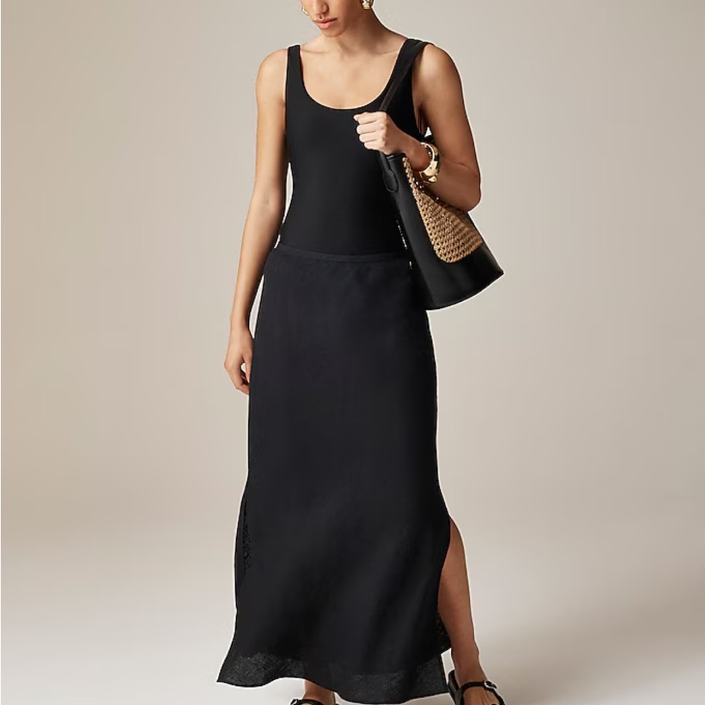 J. Crew Gwyneth Linen Slip Skirt NWT
